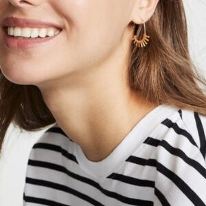 Madewell | succulent earrings in gold